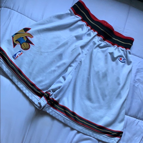 76ers vintage shorts